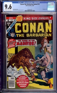 Auction Highlight: Conan the Barbarian Annual #4 9.6 Off-White to White
