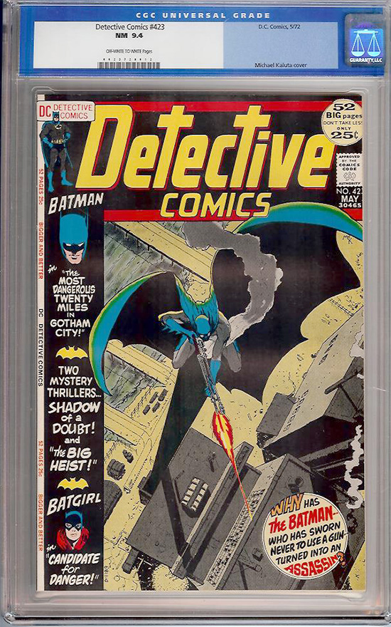 Detective Comics #423 CGC 9.4 ow/w