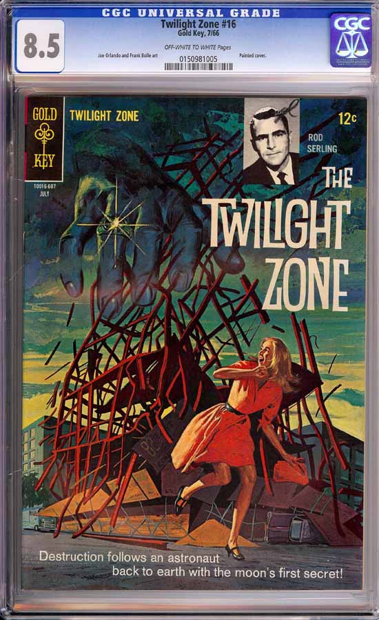 Twilight Zone #16 CGC 8.5 ow/w