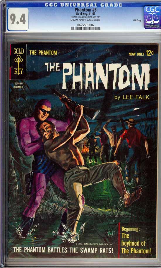 Phantom #5 CGC 9.4 cr/ow File Copy