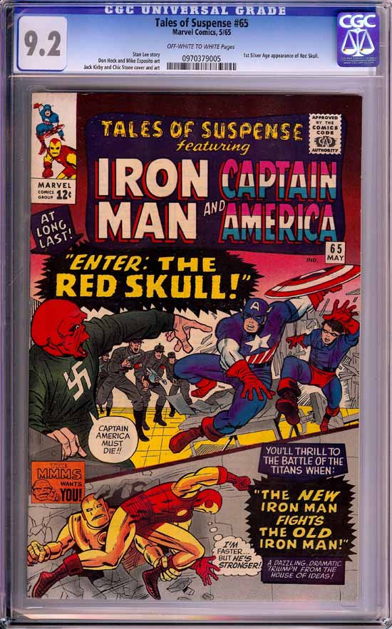 Tales of Suspense #65 CGC 9.2 ow/w