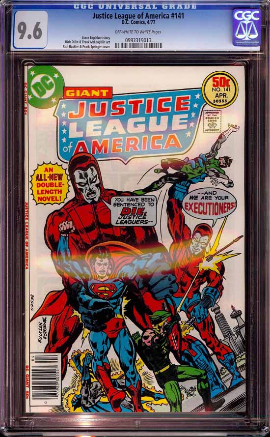 Justice League of America #141 CGC 9.6 ow/w Three Rivers Collection