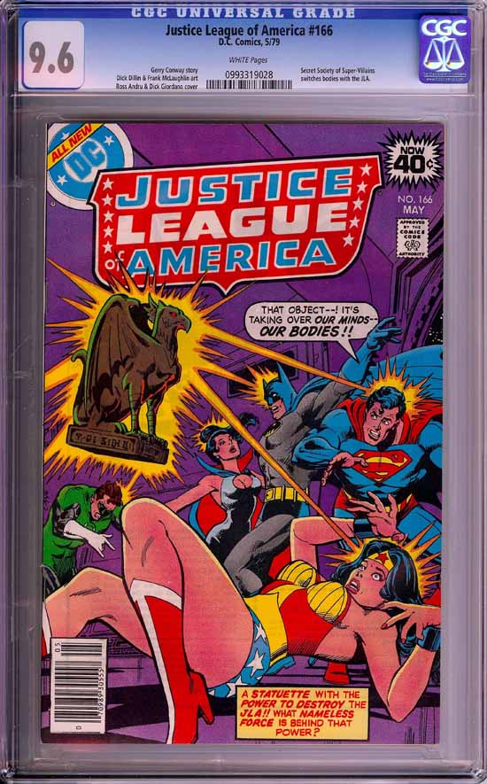 Justice League of America #166 CGC 9.6 w Three Rivers Collection