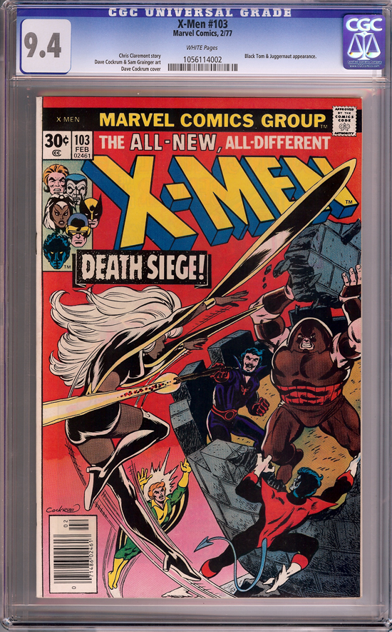 X-Men #103 CGC 9.4 w