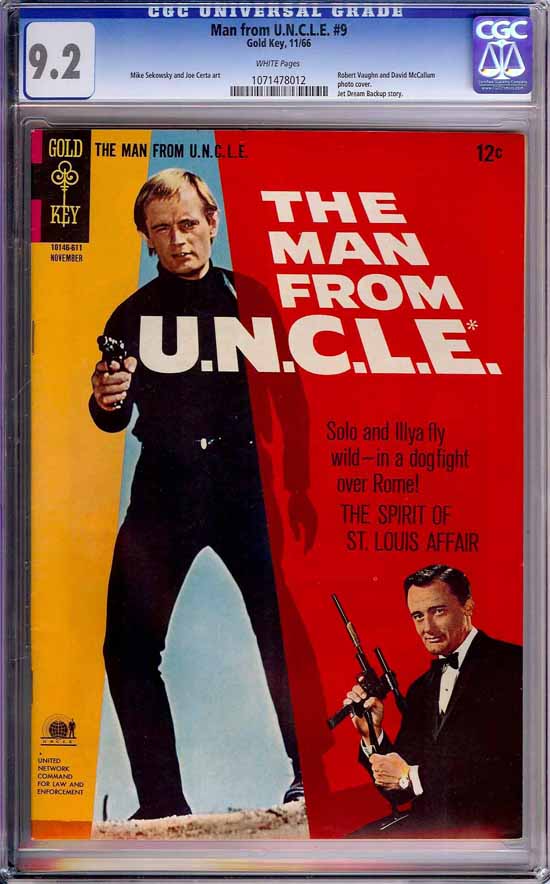 Man from U.N.C.L.E. #9 CGC 9.2 w