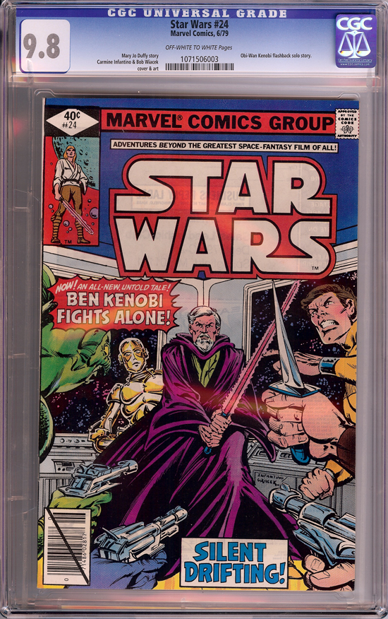 Star Wars #24 CGC 9.8 ow/w