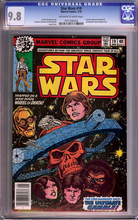 Star Wars #19 CGC 9.8 ow/w