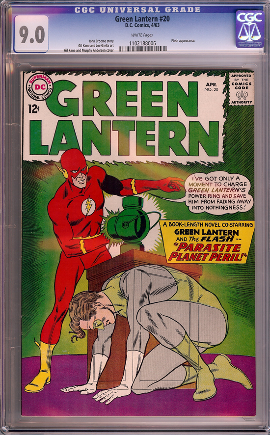 Green Lantern #20 CGC 9.0 w