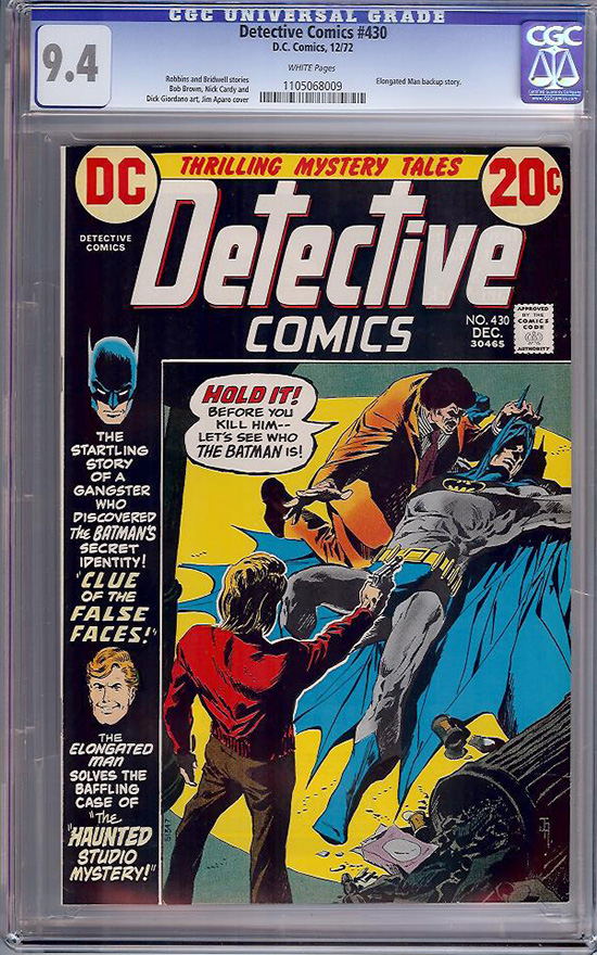 Detective Comics #430 CGC 9.4 w