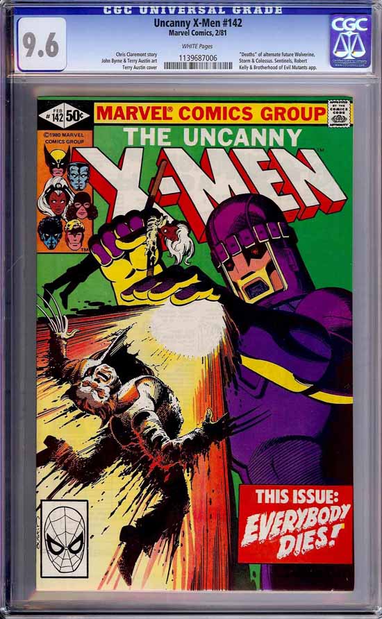 Uncanny X-Men #142 CGC 9.6 w