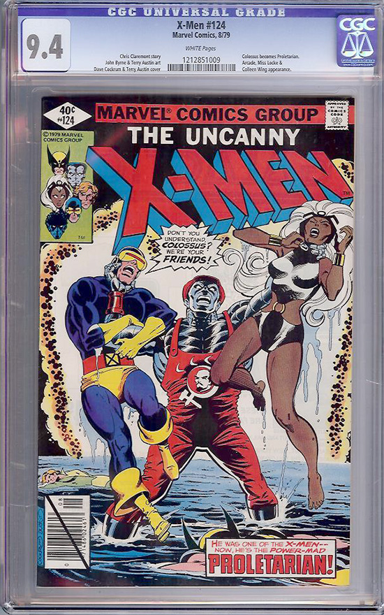 X-Men #124 CGC 9.4 w