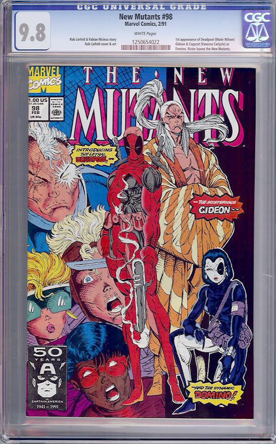 New Mutants #98 CGC 9.8 w