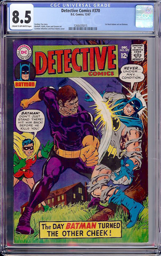 Detective Comics #370 CGC 8.5 cr/ow