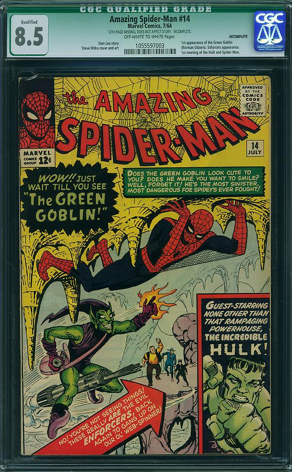 Amazing Spider-Man #14 CGC 8.5 n/a