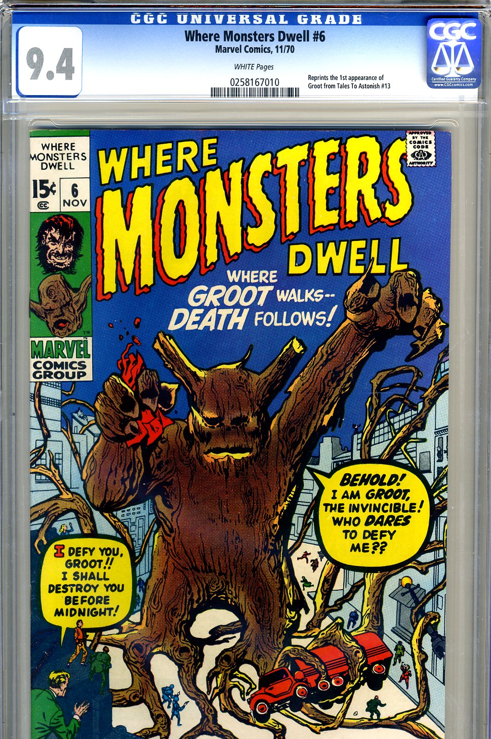 Where Monsters Dwell #6 CGC 9.4 w