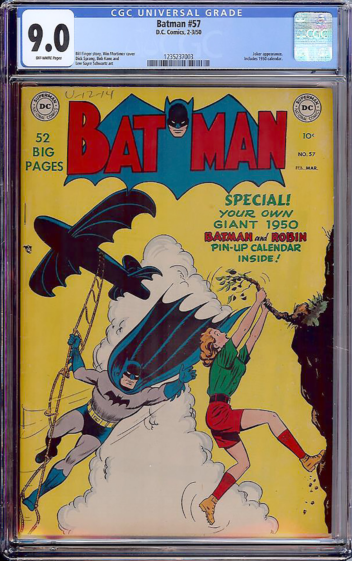 Batman #57 CGC 9.0 ow