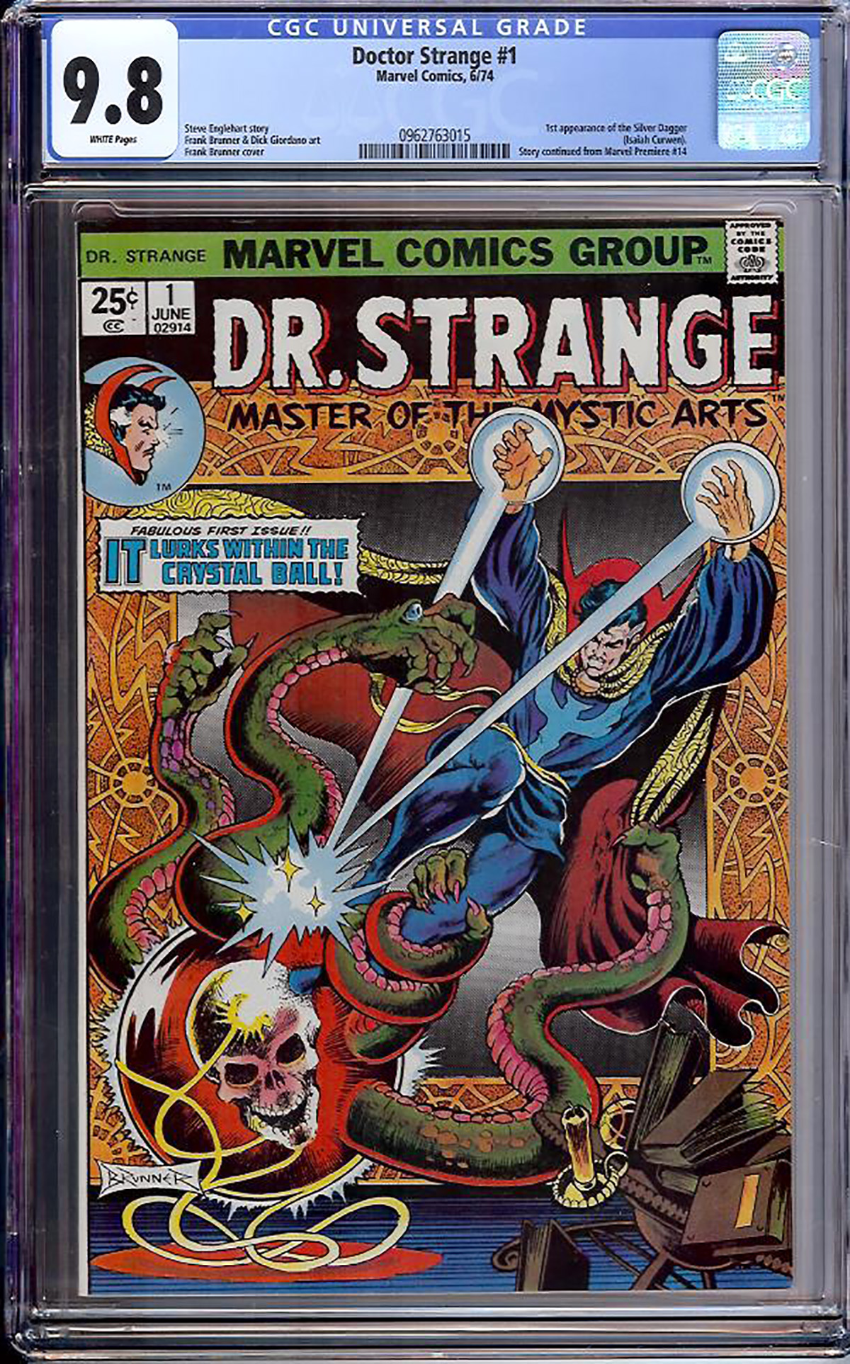 Doctor Strange #1 CGC 9.8 w // Auction // Pedigree Comics