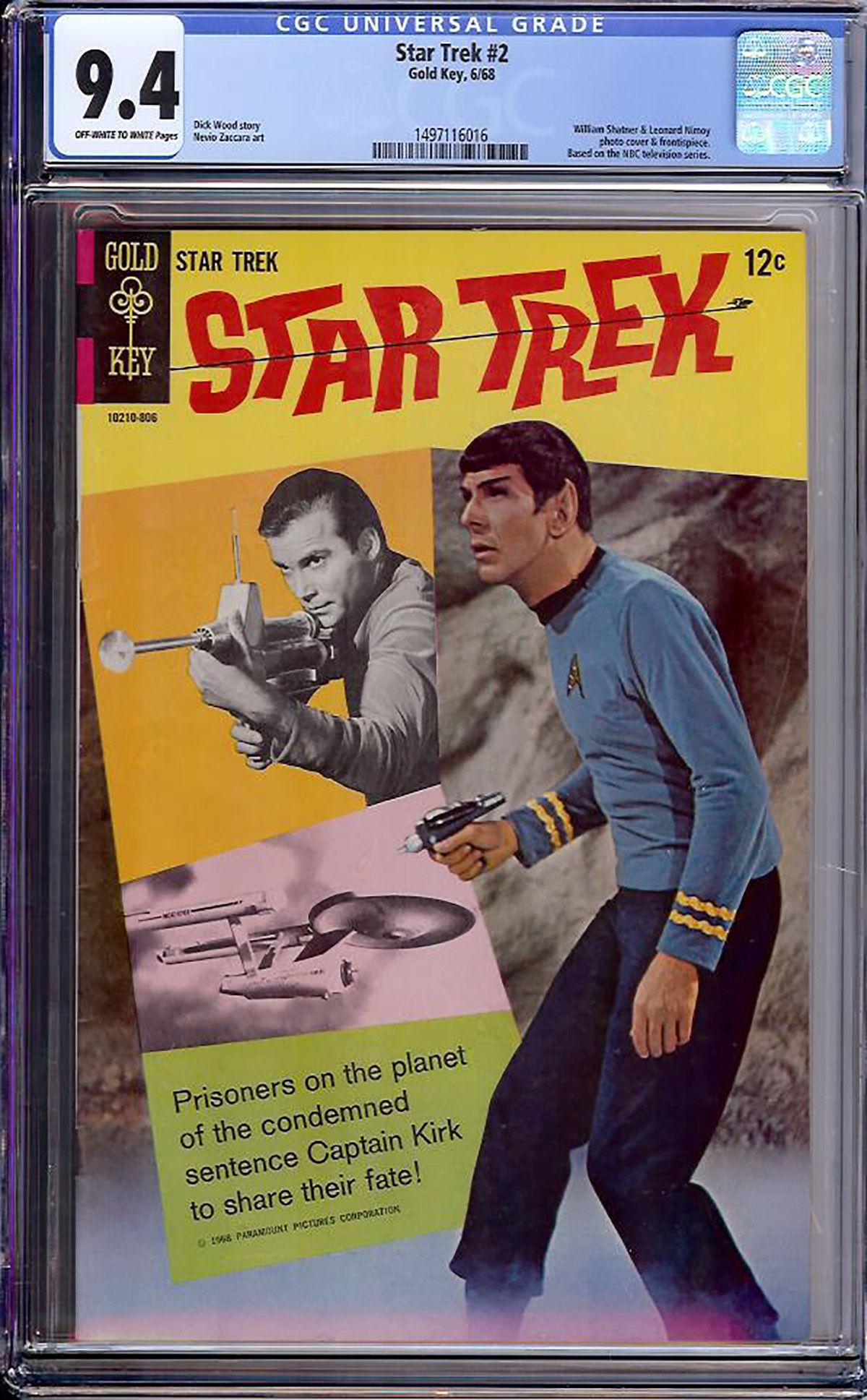 Star Trek #2 CGC 9.4 ow/w