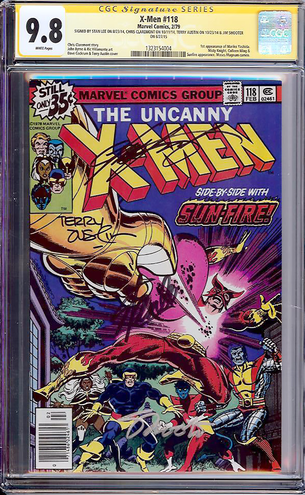 X-Men #118 CGC 9.8 w CGC Signature SERIES