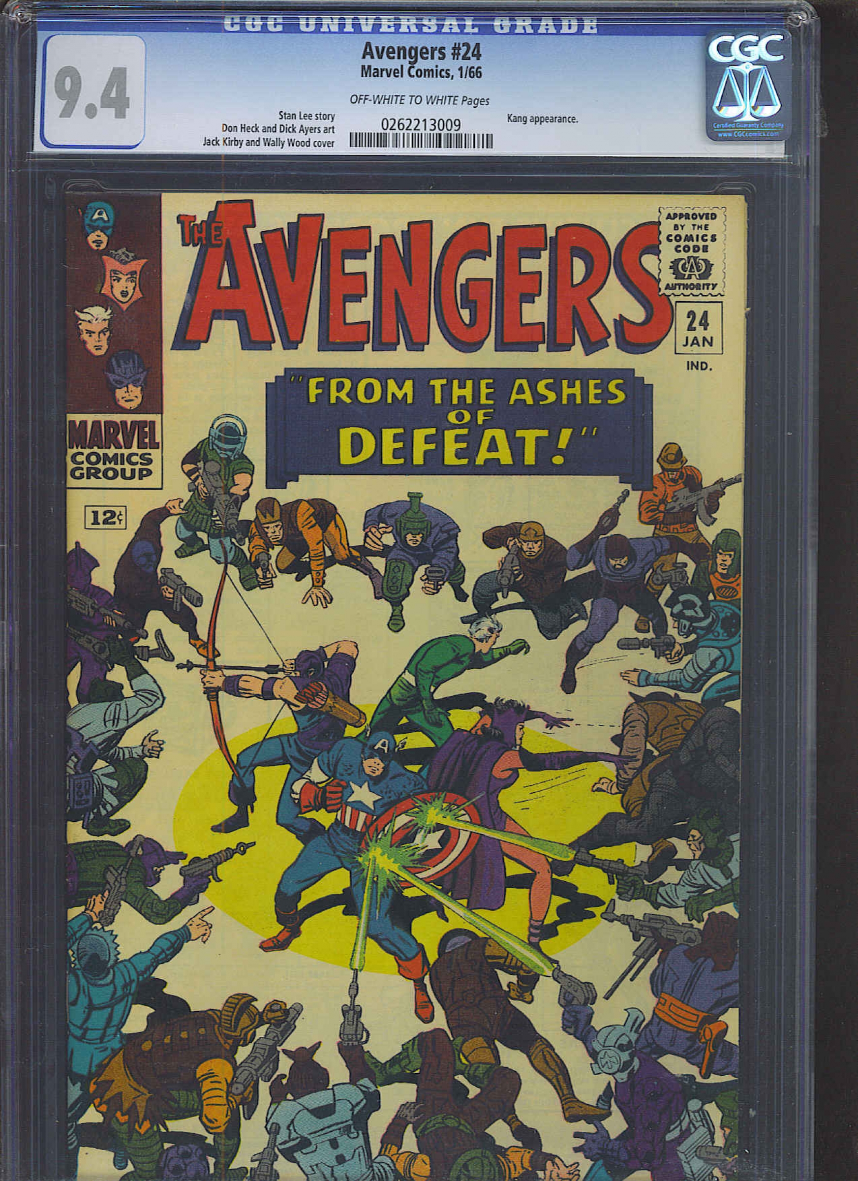 Avengers #24 CGC 9.4 ow/w