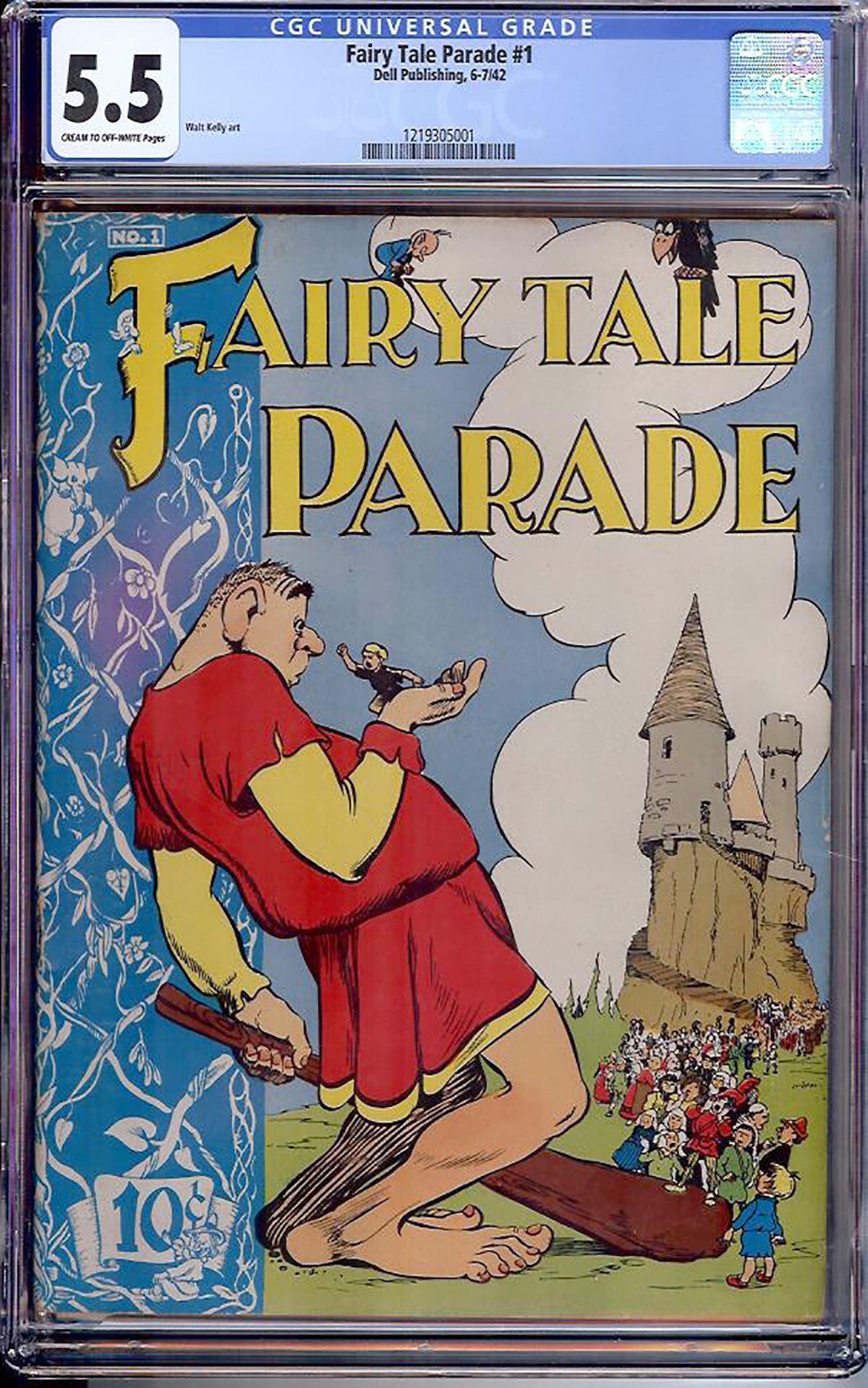 Fairy Tale Parade #1 CGC 5.5 cr/ow