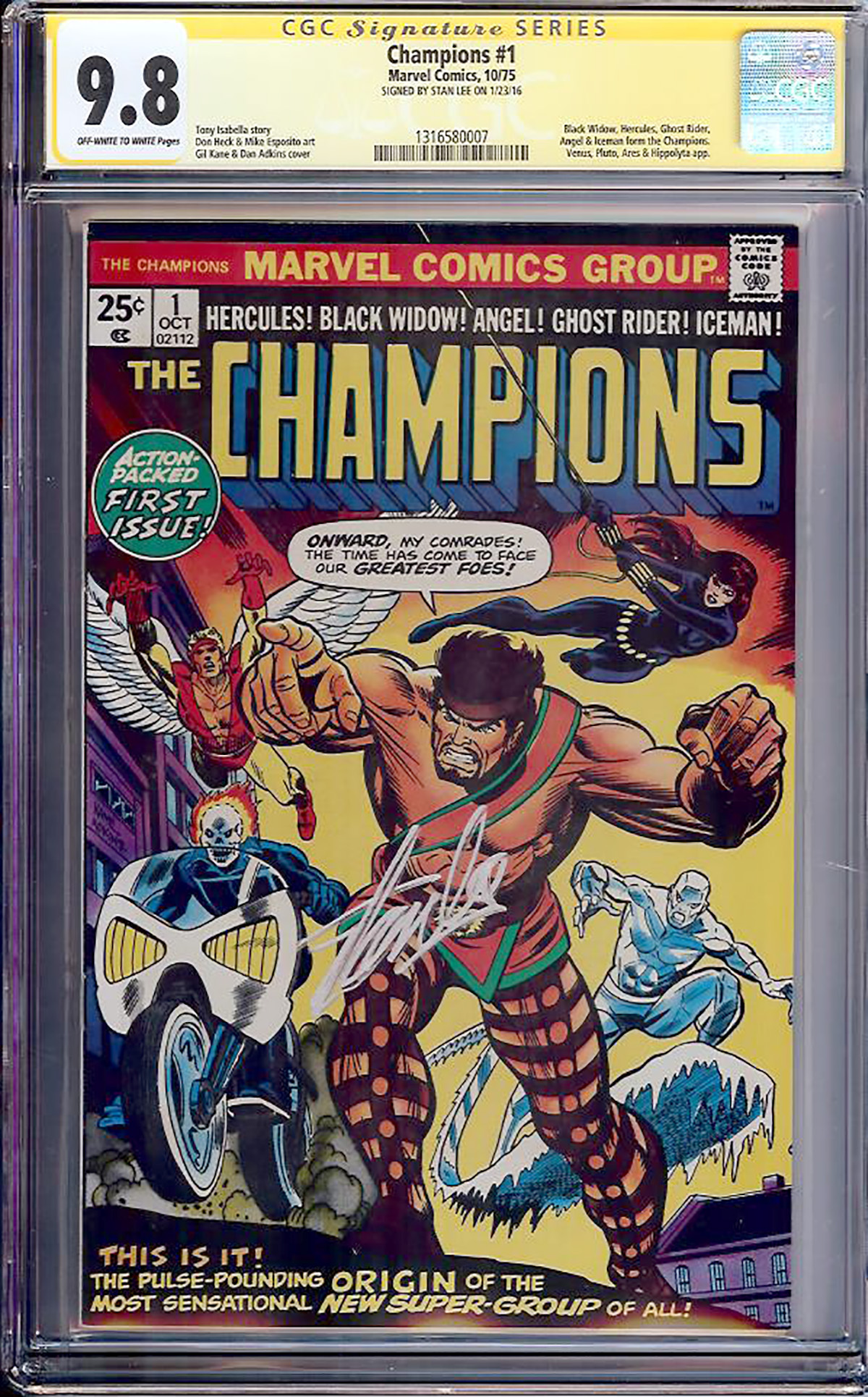 Champions #1 CGC 9.8 ow/w CGC Signature SERIES