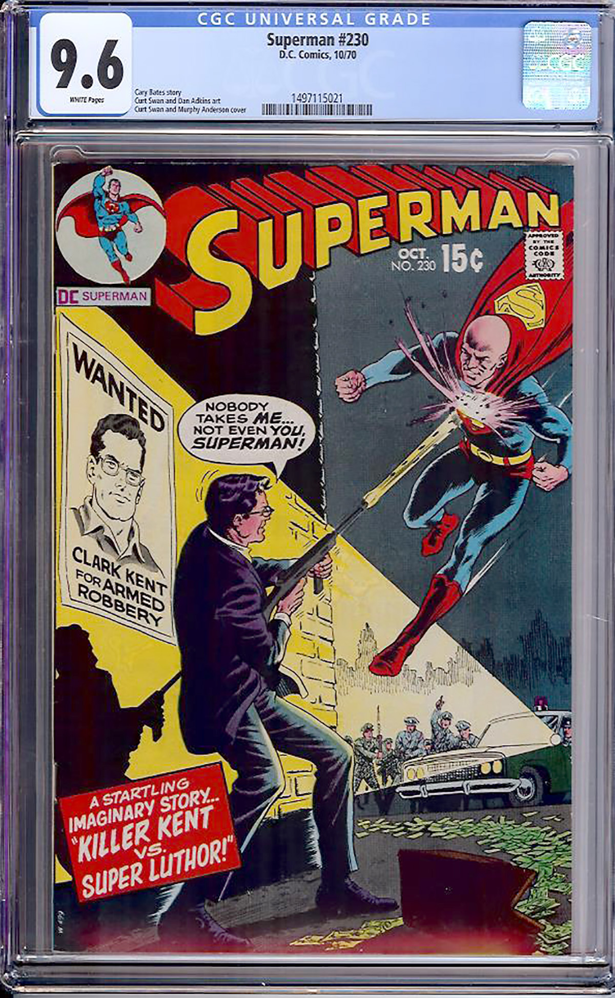 Superman #230 CGC 9.6 w