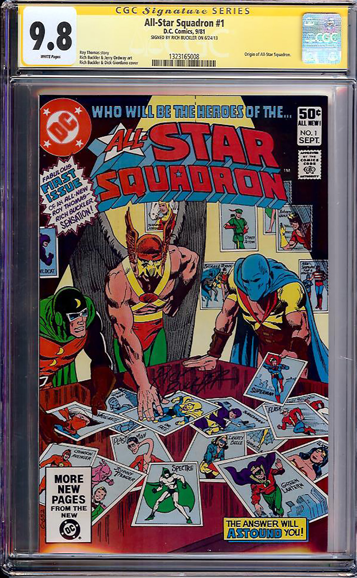 All-Star Squadron #1 CGC 9.8 w CGC Signature SERIES