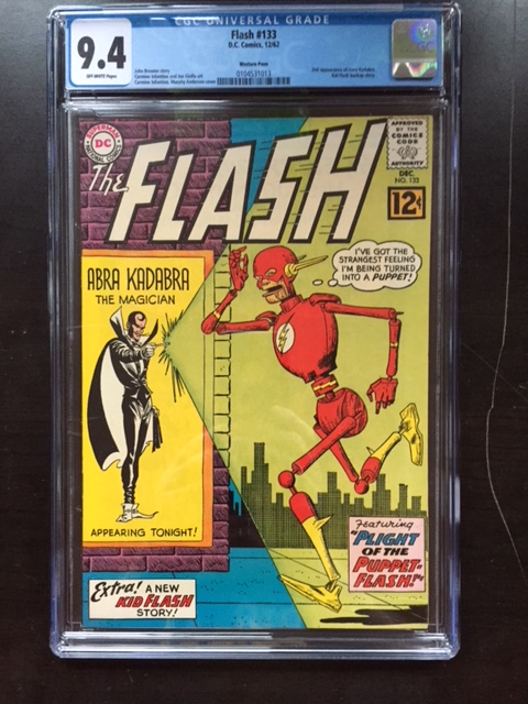 Flash #133 CGC 9.4 ow Western Penn