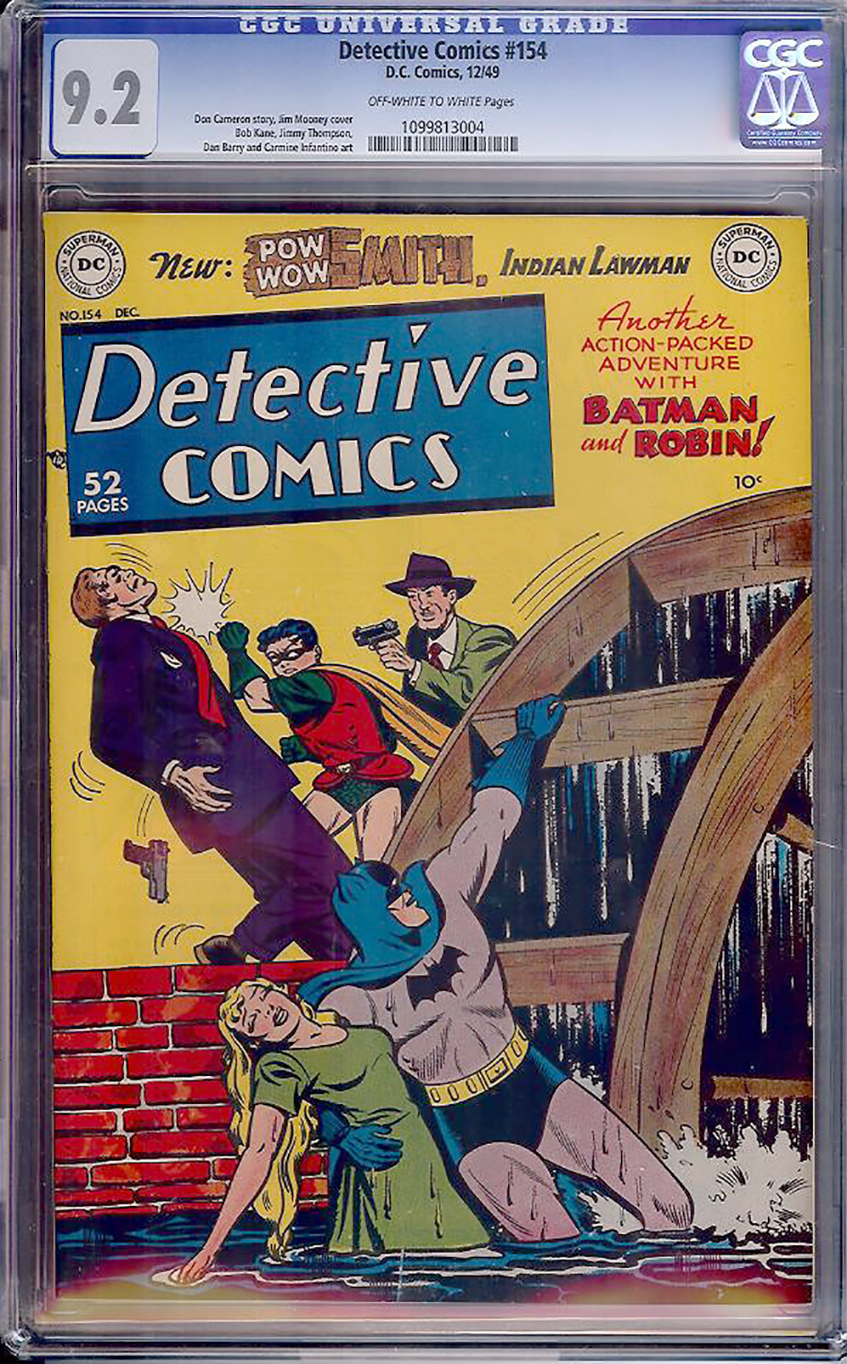 Detective Comics #154 CGC 9.2 ow/w