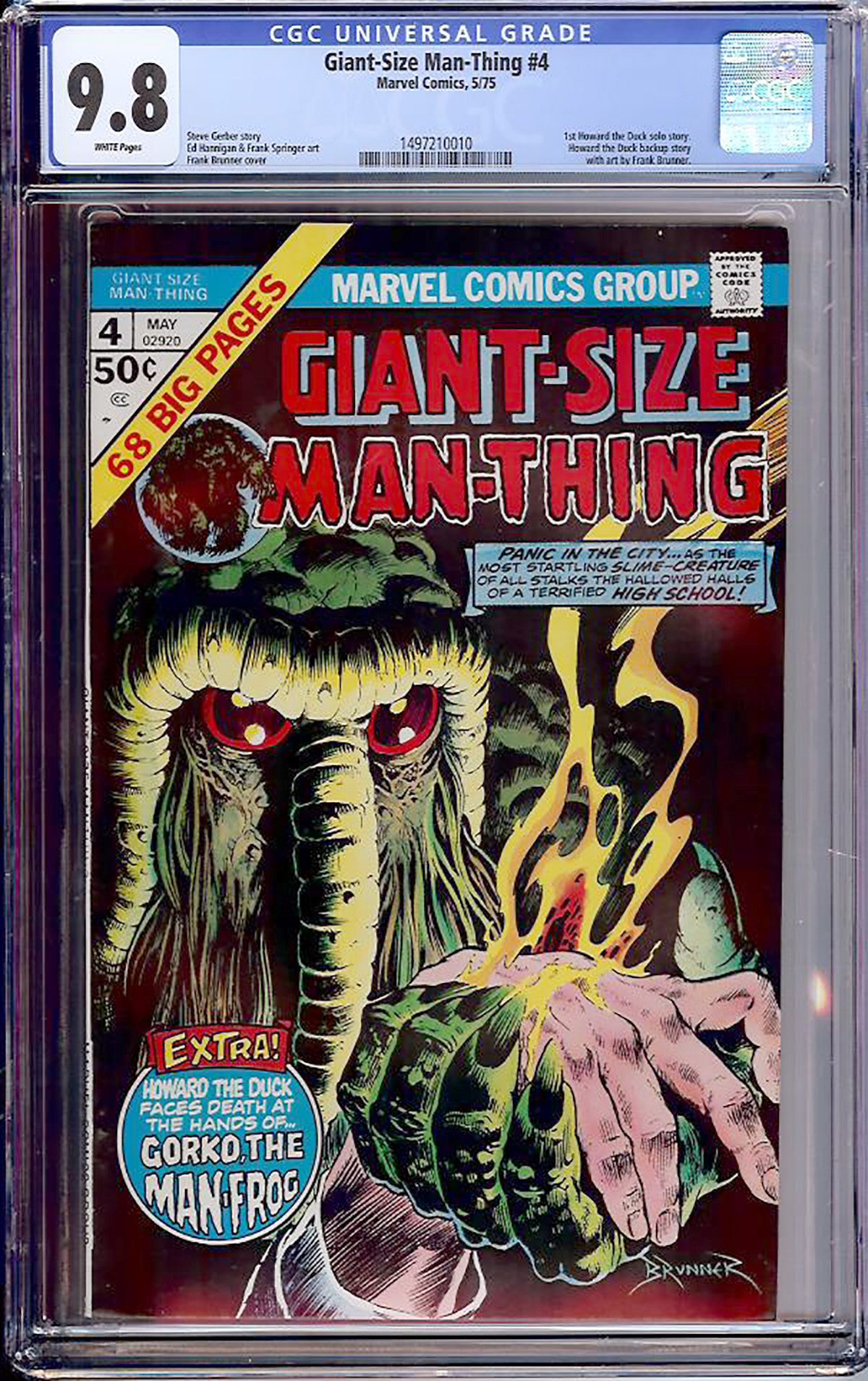 Giant-Size Man-Thing #4 CGC 9.8 w