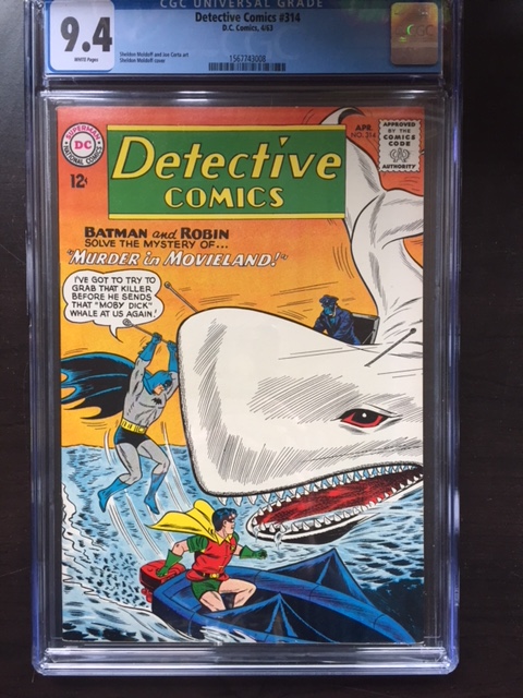 Detective Comics #314 CGC 9.4 w