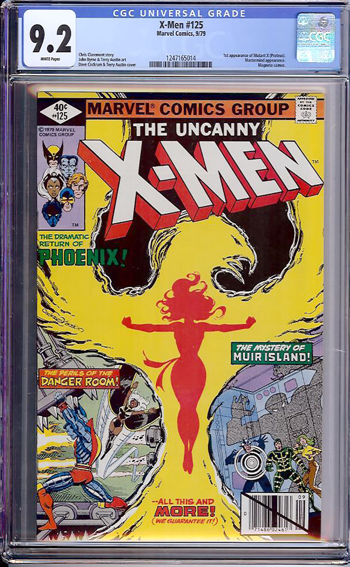 X-Men #125 CGC 9.0 w