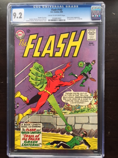 Flash #143 CGC 9.2 cr/ow