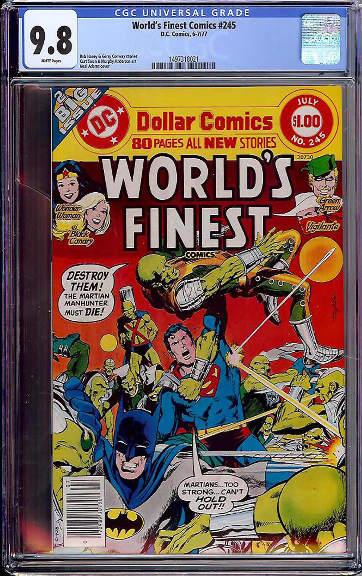 World's Finest Comics #245 CGC 9.8 w