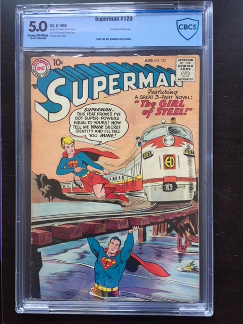 Superman #123 CBCS 5.0 cr/ow