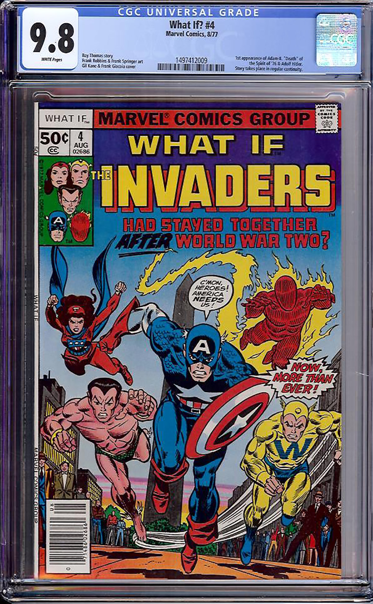 What If? #4 CGC 9.8 w // Auction // Pedigree Comics