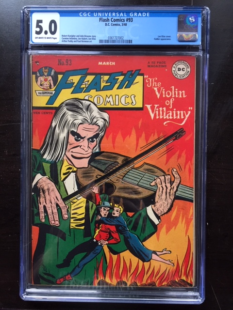 Flash Comics #93 CGC 5.0 ow/w