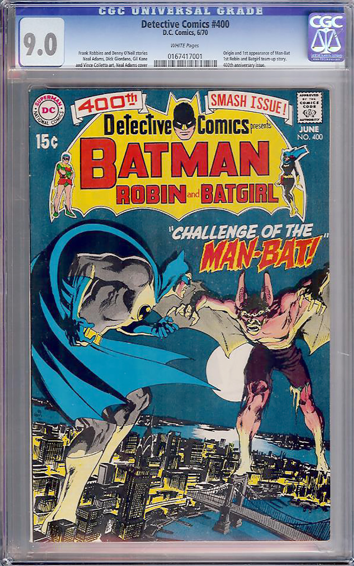 Detective Comics #400 CGC 9.0 w