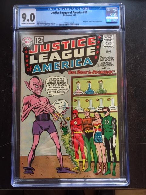 Justice League of America #11 CGC 9.0 cr/ow