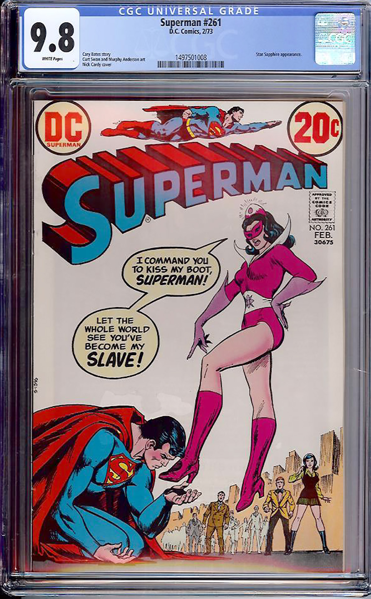 Superman #261 CGC 9.8 w