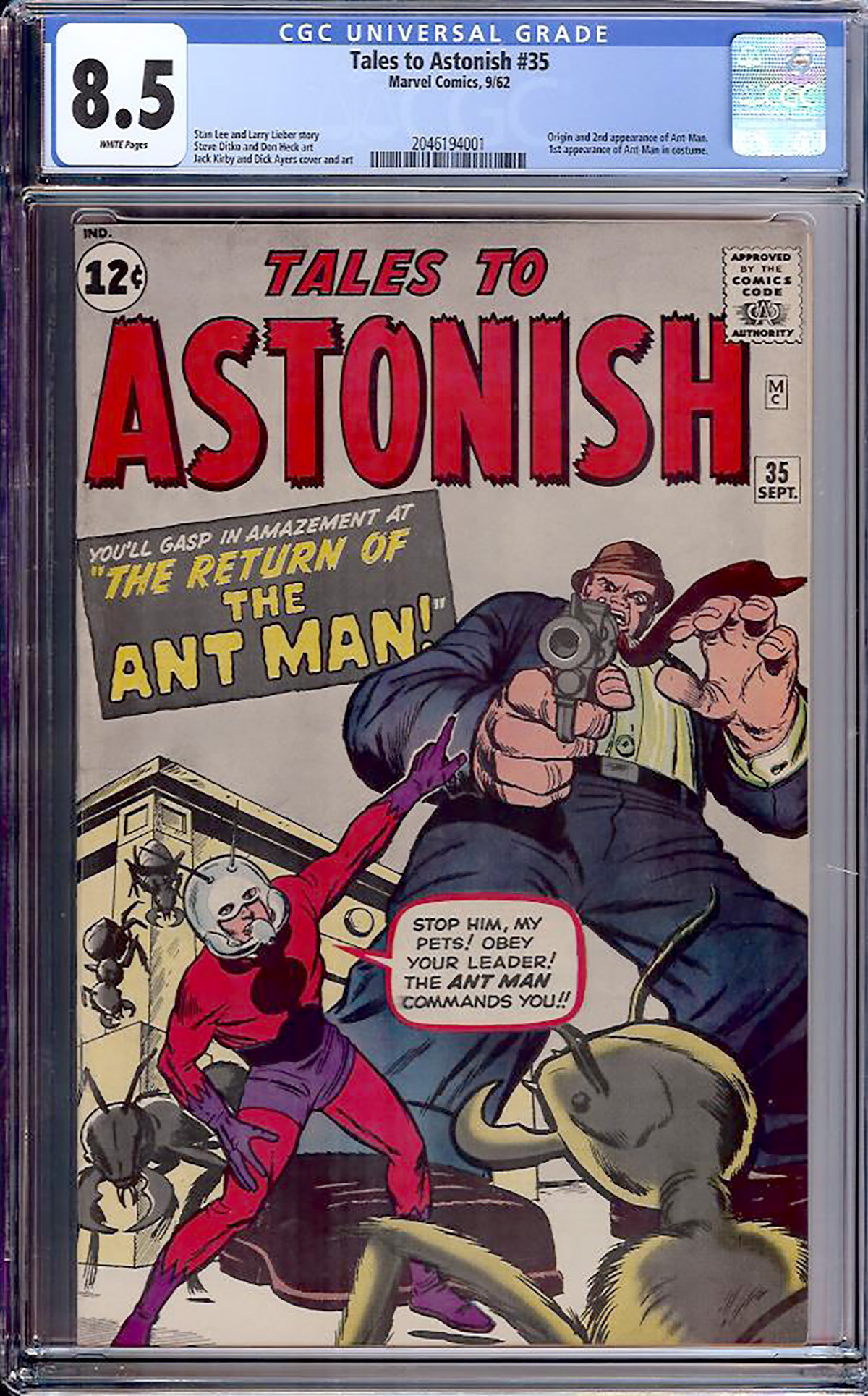 Tales to Astonish #35 CGC 8.5 w