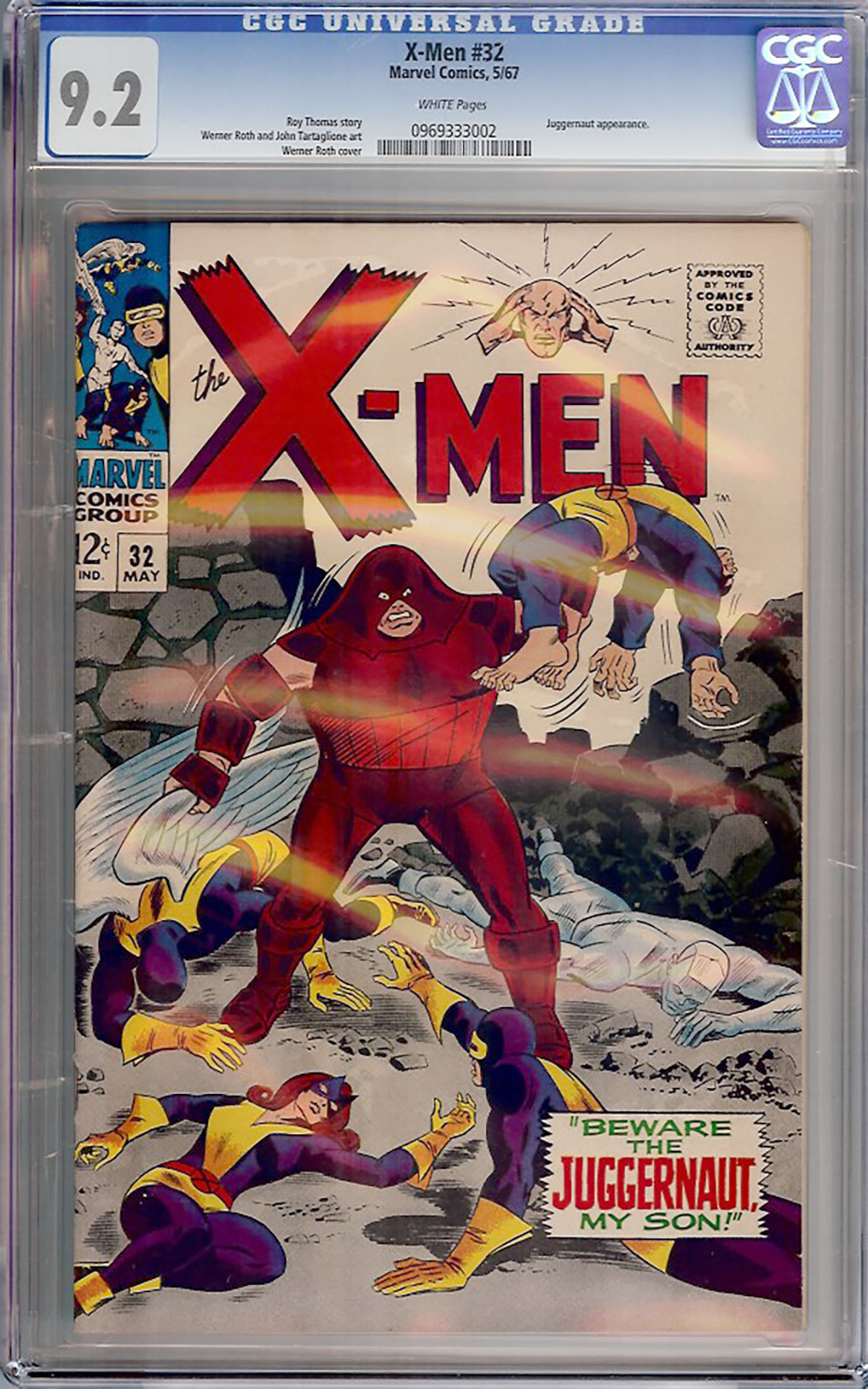 X-Men #32 CGC 9.2 w