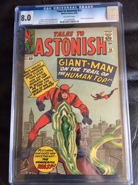 Tales to Astonish #55 CGC 8.0 ow