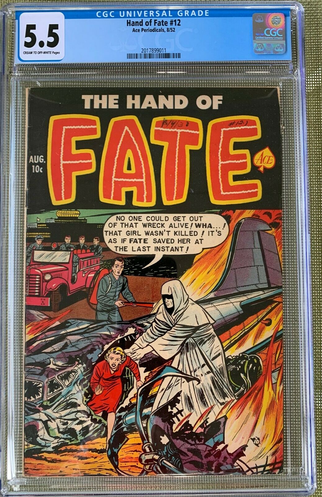 Hand of Fate #12 CGC 5.5 cr/ow