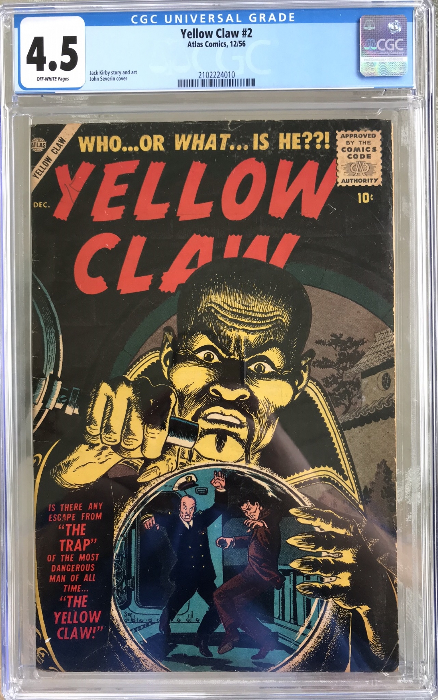 Yellow Claw #2 CGC 4.5 ow