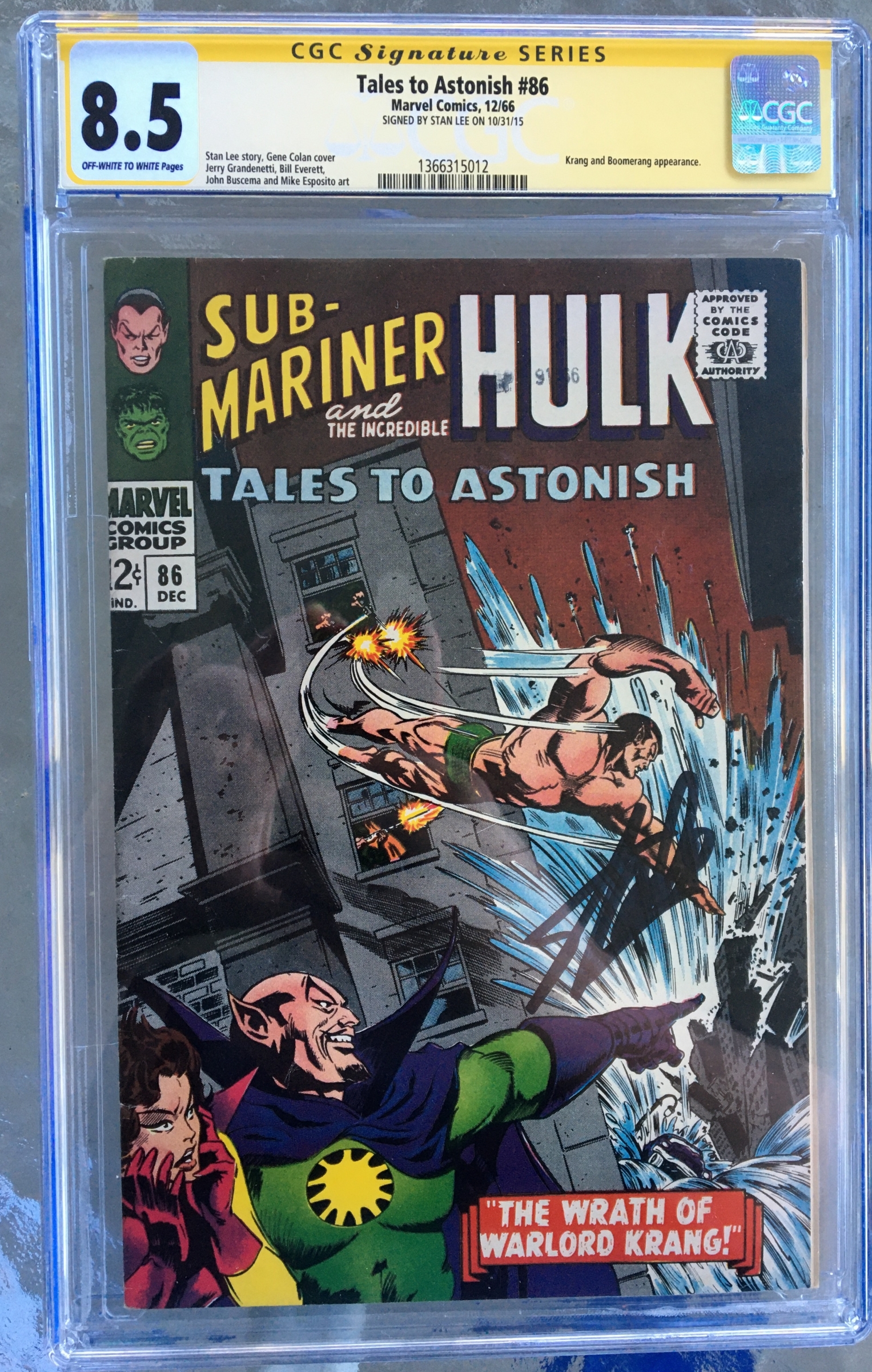 Tales to Astonish #86 CGC 8.5 ow/w CGC Signature SERIES