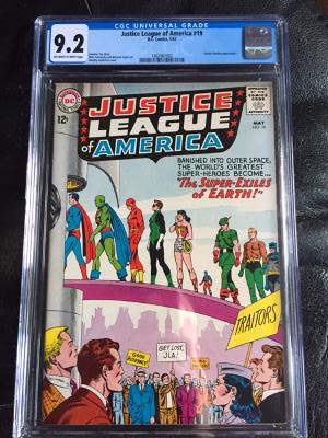 Justice League of America #19 CGC 9.2 ow/w