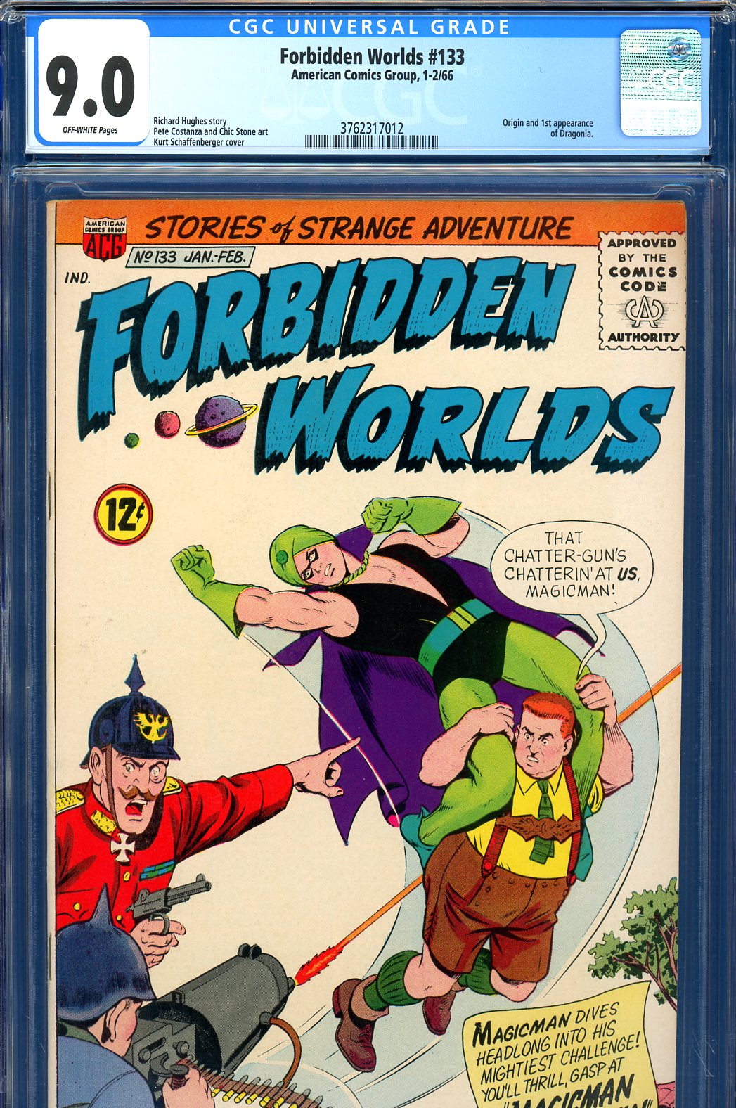 Forbidden Worlds #133 CGC 9.0 ow