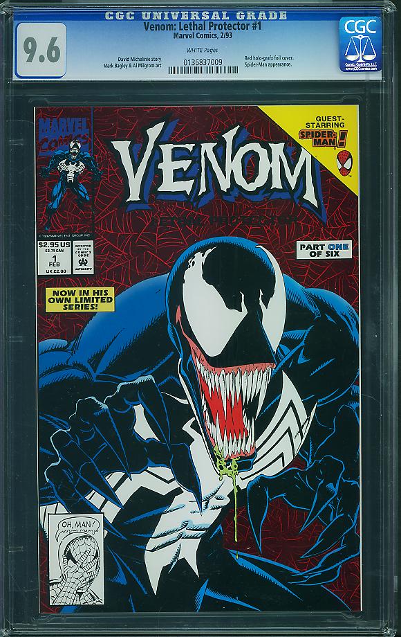 Venom: Lethal Protector #1 CGC 9.6 w